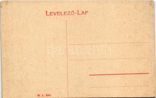 Gyulafehérvár, Karlsburg, Alba Iulia; Hungária szálloda, piac. W.L. 3161./ hotel, market