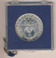 1976. 200Ft Ag "II.Rákóczi Ferenc" T:BU Eredeti plombált MNB plasztiktokban!