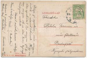 1910 Szászsebes, Mühlbach, Sebesul Sasesc, Sebes; Villanytelep. 238. W.L. 1661. J. Hientz kiadása / ...