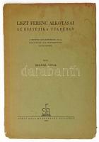 Molnár Antal: Liszt Ferenc alkotásai az esztétika tükrében. Bp., 1936, Somló Béla Könyvkiadó. Kiadói papírkötés, sérült gerinc, kopottas állapotban.