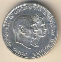 Dánia 1960. 5K Ag "Ezüstlakodalom" T:1