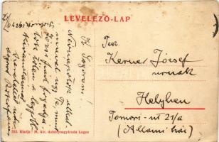 1934 Lugos, Lugoj; Vármegyeház, piac. W.L. ? 332. / county hall, market (vágott / cut)