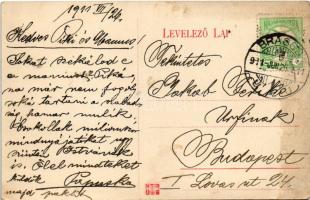 1911 Brassó, Kronstadt, Brasov; Kapu utca, Kertsch nyaraló, H. Ostersetzer reklám, Sans Souci éttere...