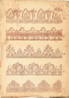 Nachtrag 1897. Sírdekorációkat, koporsókat, vallási díszítőelemeket bemutató katalógus, rendkívül ga...