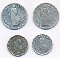 Svájc 1905-1914. 1Fr Ag (2xklf) + 1934-1946. 1/2Fr Ag (2xklf) T:AU-F patina
Switzerland 1905-1914. ...