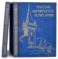 Magyar református templomok I-II. kötet. Szerk.: Dr. Kováts J. István. Bp., 1942, Athenaeum, 8+734 p. Gazdag fekete-fehér képanyaggal illusztrált. Kiadói aranyozott félvászon-kötés, a borítón apró kopásnyomokkal, a lapéleken kis foltokkal, jó állapotban.