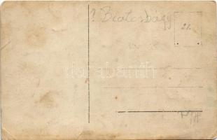 Első világháborúban felrobbantott vasúti híd / WWI K.u.k. military, blown up railway bridge. photo (...