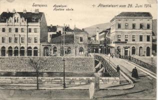 Sarajevo, assassination spot WWI