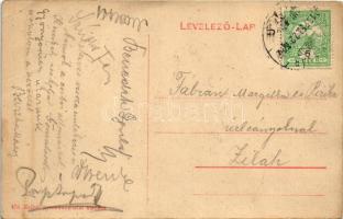 1910 Zsibó, Jibou; Báró Wesselényi kastély / castle (EB)