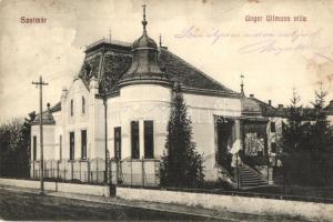 1913 Szatmárnémeti, Szatmár, Satu Mare; Unger Ullmann villa / villa (EK)