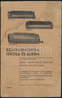 1943 Madaras Árpád: Szájharmonika iskola és album. Bp., 1943, szerzői kiadás (Zeneműny.), 20 p. Kiadói tűzött papírkötés, rossz állapotban, ázásnyomokkal.