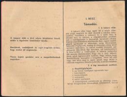 Mohay Ádám: Légoltalmi ismeretek I. Székesfehérvár, 1938, Debreczeni István könyvnyomdája, 39 p. Kia...