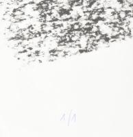 Ismeretlen francia művész: Spirál, 1/1, 2002. Pasztell, papír, jelzéssel, 42x29,5 cm