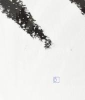 Ismeretlen francia művész: Madár, 1/1. Pasztell, papír, jelzéssel, 42x29,5 cm