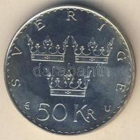 Svédország 1975. 50Kr Ag "Alkotmány reform" T:BU