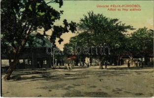 1914 Félixfürdő, Baile Felix; Alföld és Nép szálló. Engel József kiadása / hotels