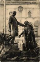 Zilah, Zalau; Wesselényi szobor. Seres Samu kiadása / statue