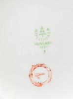 Hollóházi porcelángyár feliratos Hollóházi korsó, jelzéssel, minimális kopással, m: 14,5 cm