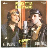 EDDA - Veled Vagyok. Vinyl, 7, 45 RPM, Single. Favorit, Magyarország, 1986. VG