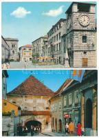 44 db MODERN jugoszláv város képeslap / 44 modern Yugoslavian town-view postcards