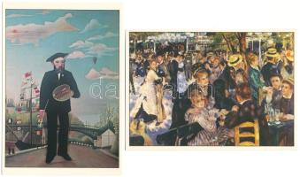 33 db MODERN repro művész nyomtatvány / 33 modern repro art non-postcard cards