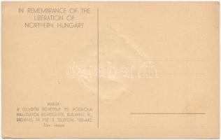 Kassa, Kosice; A Felvidék visszacsatolásának emlékére. Irredenta művészlap. Szeiler féle Patent domb...