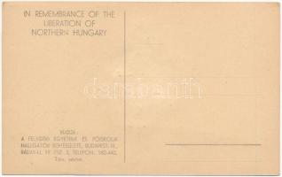 Léva, Levice; A Felvidék visszacsatolásának emlékére. Irredenta művészlap. Szeiler féle Patent dombo...