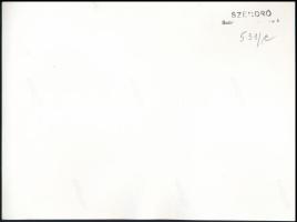 cca 1930-1940 Szendrő István (1908-2000): Motorverseny Tihanyban, pecséttel jelzett fotó, 17×23 cm