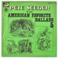 Pete Seeger - Sings American Favorite Ballads - Vol. 5. USA Folk & Blues. Vinyl, LP. Albatros, Olaszország, 1974. VG+