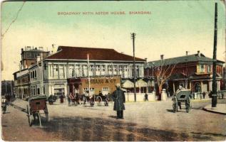 1914 Shanghai, Broadway with Astor House (EB)