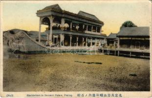 Beijing, Peking; Marble-boat in Summer Palace (EK)