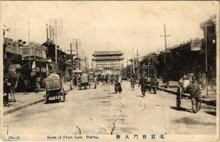 Beijing, Peking; Street of Front Gate (fl)