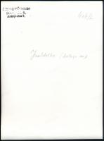 cca 1930-1940 Szendrő István (1908-2000): Fiatal pár inaktelki népviseletben, pecséttel jelzett fotó...