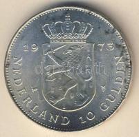 Hollandia 1973. 10G Ag "Julianna megkoronázásának 25. évfordulója" T:1-