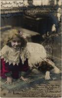 1905 Girl with dog (EK)