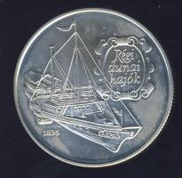 1993. 500Ft Ag "Régi dunai hajók I. - Árpád" T:BU Tanúsítvánnyal!