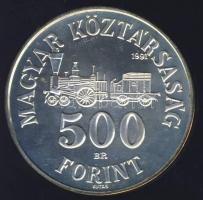 1991. 500Ft Ag "Széchenyi István" T:BU Tanúsítvánnyal!