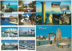 TUNÉZIA - 17 db modern postatiszta képeslap / TUNIS - 17 modern unused postcards