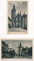 Kassa, Kosice; - 6 db régi képeslap / 6 pre-1945 postcards