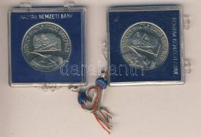 1980. 100Ft "Szovjet-magyar közös űrrepülés" (2x) T:BU Mindkettő eredeti plombált MNB plas...