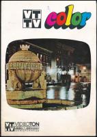 cca 1975 Videoton TS 3202 SP II típusú színes televíziókészülék műszaki útmutatója, kapcsolási rajzokkal