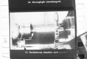 2 db diafilm: Szerszámgéptani újítások II. + Magyar feltalálók