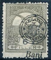 Nagyvárad 1919 Turul 6f eltolódott felülnyomással, Bodor vizsgálójellel