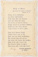 cca 1800-1910 Doboznyi vegyes szentkép, közte sok litho és csipkés, textil, német nyelvűek