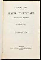 Gulácsy Irén: Fekete vőlegények. I-III. köt. (Teljes). Bp., 1943, Singer és Wolfner. Kiadói félvászo...