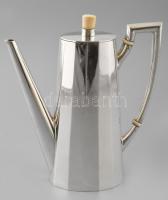 Ezüst(Ag) art deco kávés kiöntő, jelzett, m: 19,5 cm, bruttó: 444 g