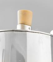 Ezüst(Ag) art deco kávés kiöntő, jelzett, m: 19,5 cm, bruttó: 444 g