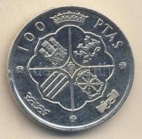 Spanyolország 1966. 100P Ag "Francisco Franco Caudillo" T:2