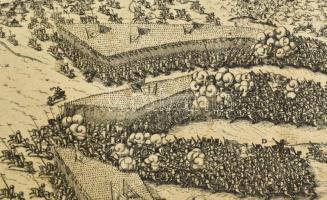 Az 1593. évi sziszeki (Sisak) ostrom és a törökök fölötti győzelem látképe (Contrafactur der Schlach...