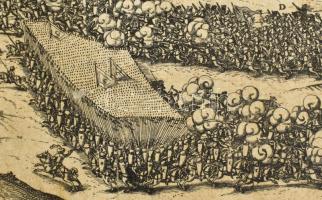 Az 1593. évi sziszeki (Sisak) ostrom és a törökök fölötti győzelem látképe (Contrafactur der Schlach...